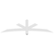 Ekena Millwork Alberta Architectural Grade PVC Gable Bracket, 84"W x 21"H x 2"D x 4"F, 6/12 Pitch GBP084X21X0204ALB00 - alternate 2